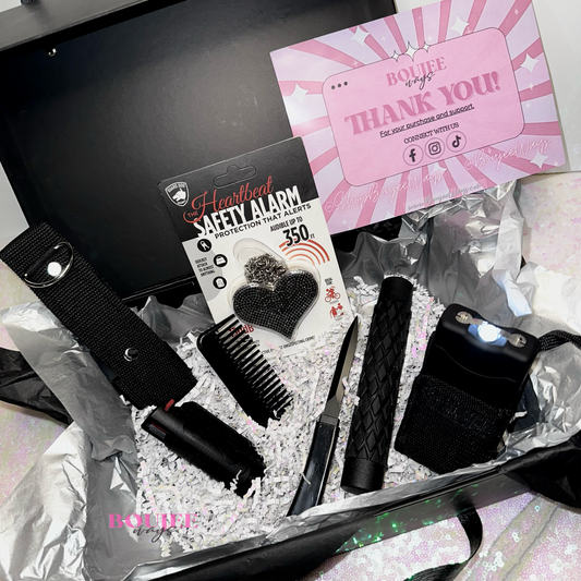 Boujee Safety Bundle Box in Sleek Black 🖤