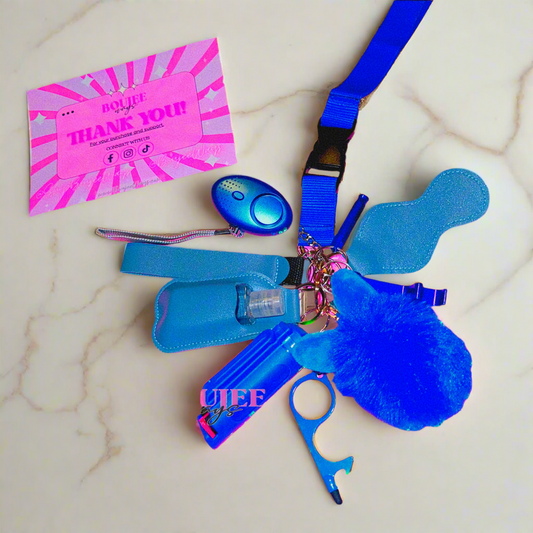 Boujee Safety Keychain in Tiffany Blue 💎