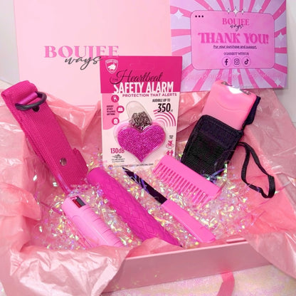 Boujee Safety Bundle Box in Pretty Pink 💕