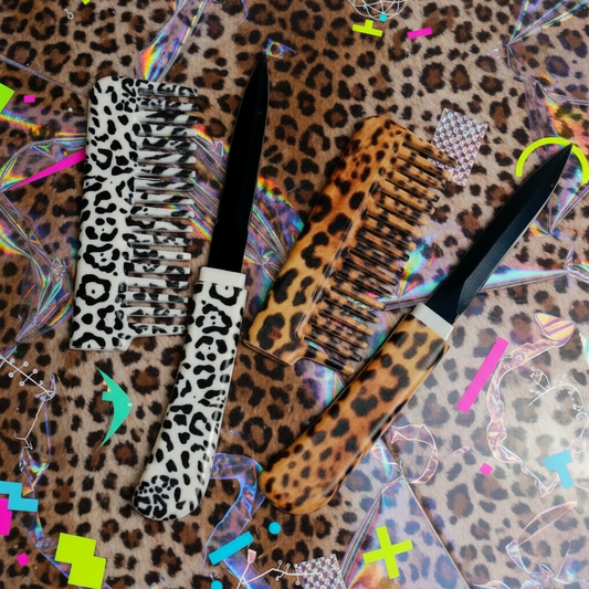 Boujee Y2K Comb Knife Limited Drop Duo (Set of 2) 🤍🖤🤎