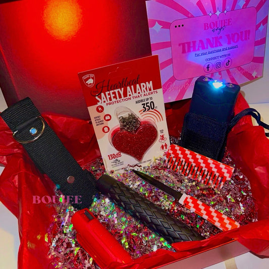 Boujee Safety Bundle Box in Bold Red ❤️