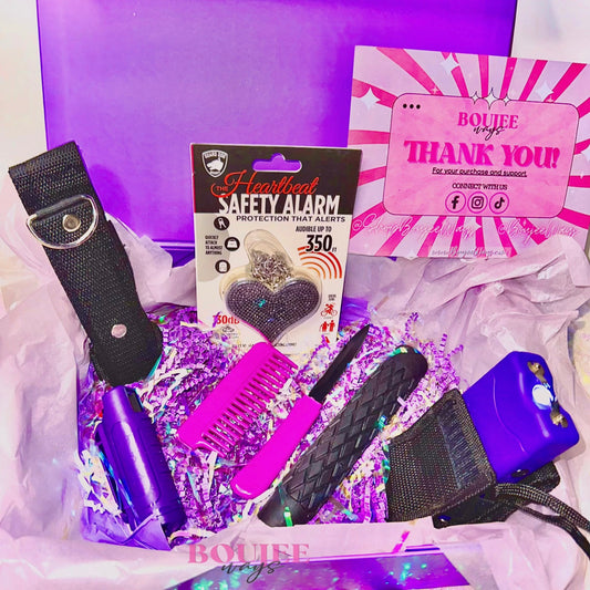 Boujee Safety Bundle Box in Royal Purple 💜 (Limited Edition)