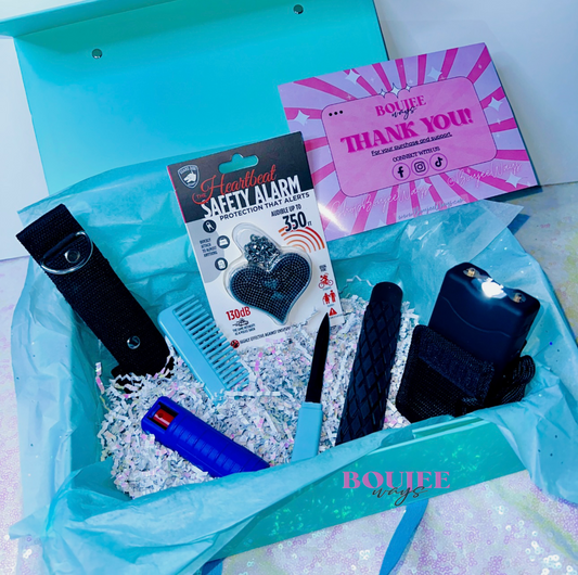 Boujee Safety Bundle Box – Winter Luxe Edition - Frosted Aqua ❄️