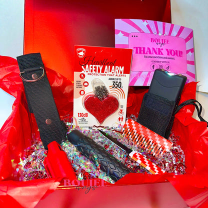 Boujee Safety Bundle Box in Bold Red ❤️