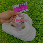 White Fluff Yeah Slippers - Boujee Ways