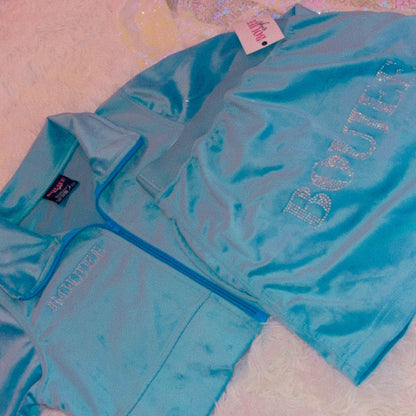 Officially Boujee Mini Skirt - Teal