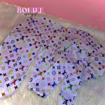 Matching Babes LV Durag & Bonnet Set ❤️ - Boujee Ways™