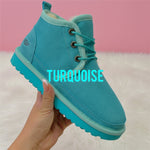 Turquoise/Teal Nuemel Boots 💙 - Boujee Ways