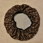 Boujee Brown LV Designer Bonnet - Boujee Ways