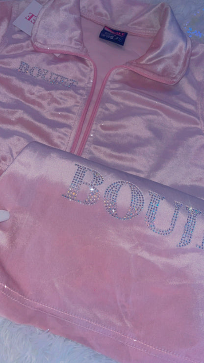 Officially Boujee Mini Skirt - Light Pink