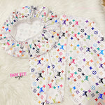 Matching Babes LV Durag & Bonnet Set ❤️ - Boujee Ways